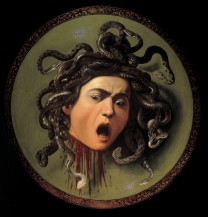 Caravaggio's Medusa--gross, but impressive